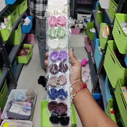 Mini Matte Flower Claw Clip (10 Pair) - UBKWS2568