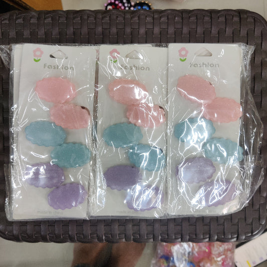 Glitter Cloud Hair Clip (1Dz) - UBKWS2227