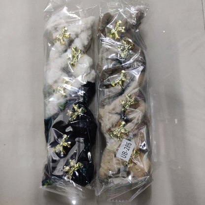 Fur Bow Hair Claw (1Dz) - UBKWS2540