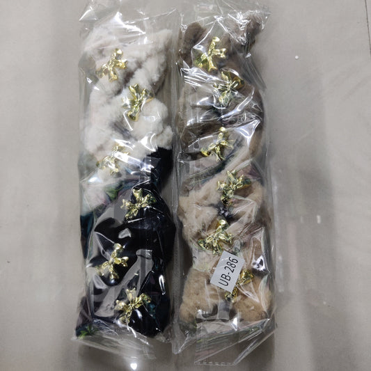 Fur Bow Hair Claw (1Dz) - UBKWS2540