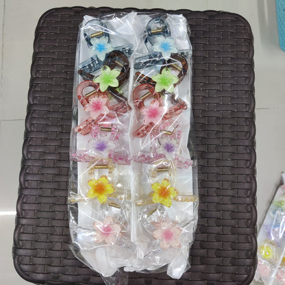 Pastel Floral Mini Hair Claw (1Dz) - UBKWS2397