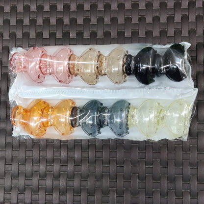 Mini Transparent Hair Claw Clip Set (1Dz) - UBKWS2199