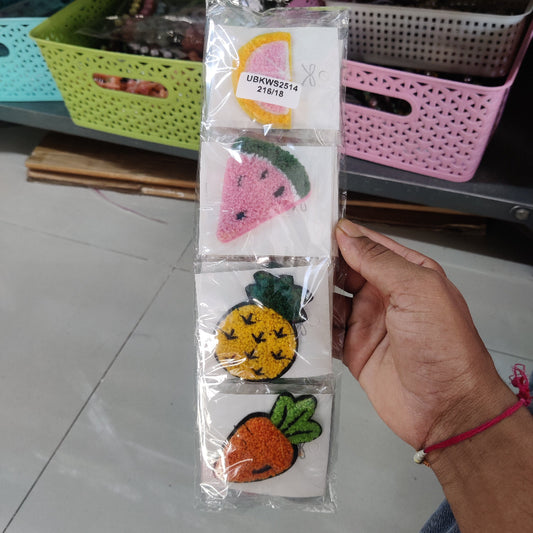 Cute Crochet Fruit & Flower tic tac (1Dz) - UBKWS2514