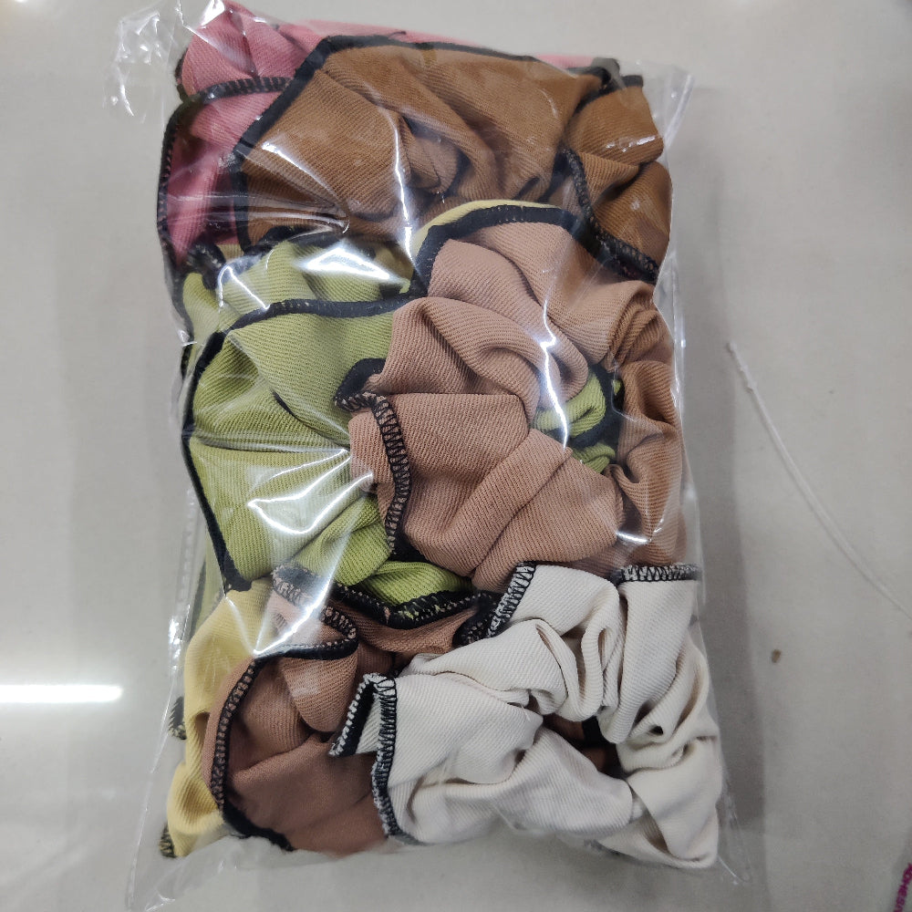 Contrast Edge Scrunchie (1Dz) - UBKWS2573