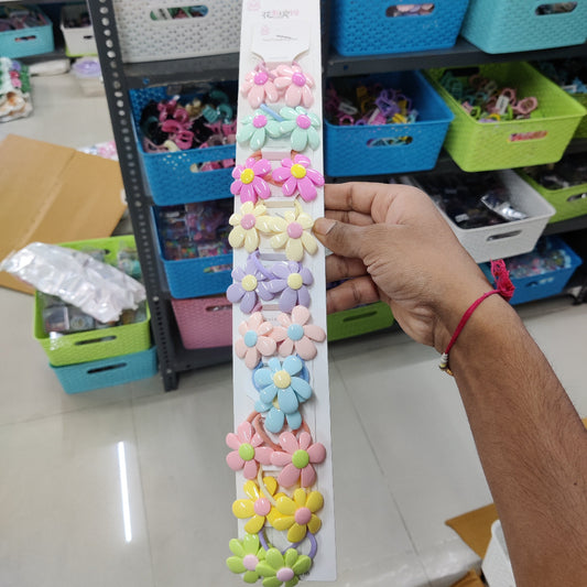 Daisy Hair Rubber Set (10 Pairs) - UBKWS2556