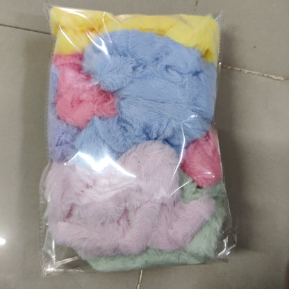 Fluffy Plush Scrunchie (1Dz) - UBKWS2577