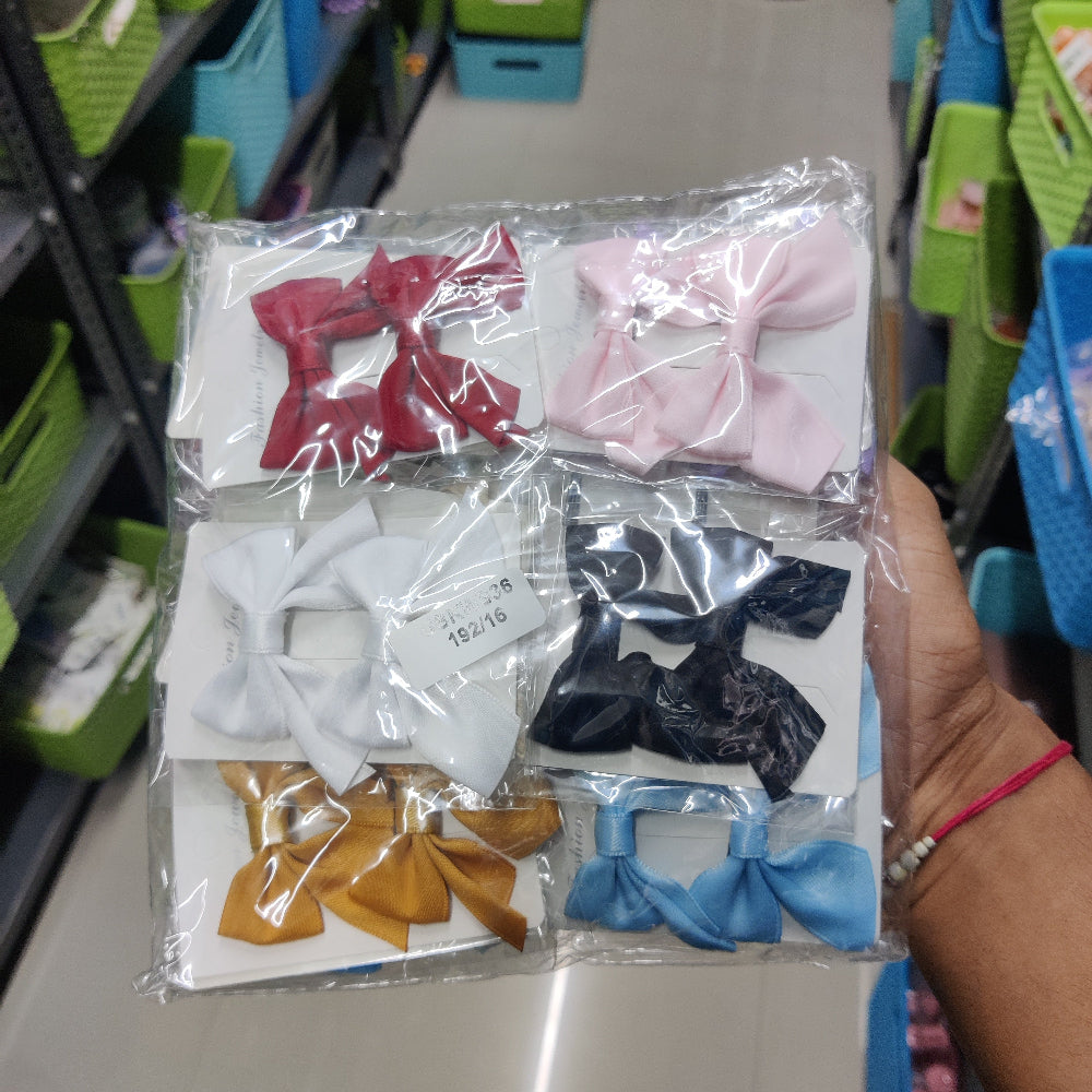 Bow Shaped Alligator pin ( Pack of 12 ) - UBKWS36