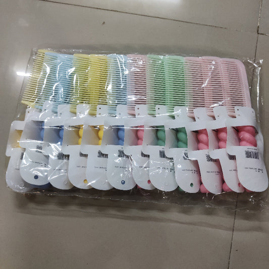 Pastel Twisted Handle Hair Comb (1Dz) - UBKWS2262