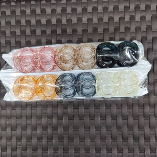 Mini Transparent Hair Claw Clip Set (1Dz) - UBKWS2201