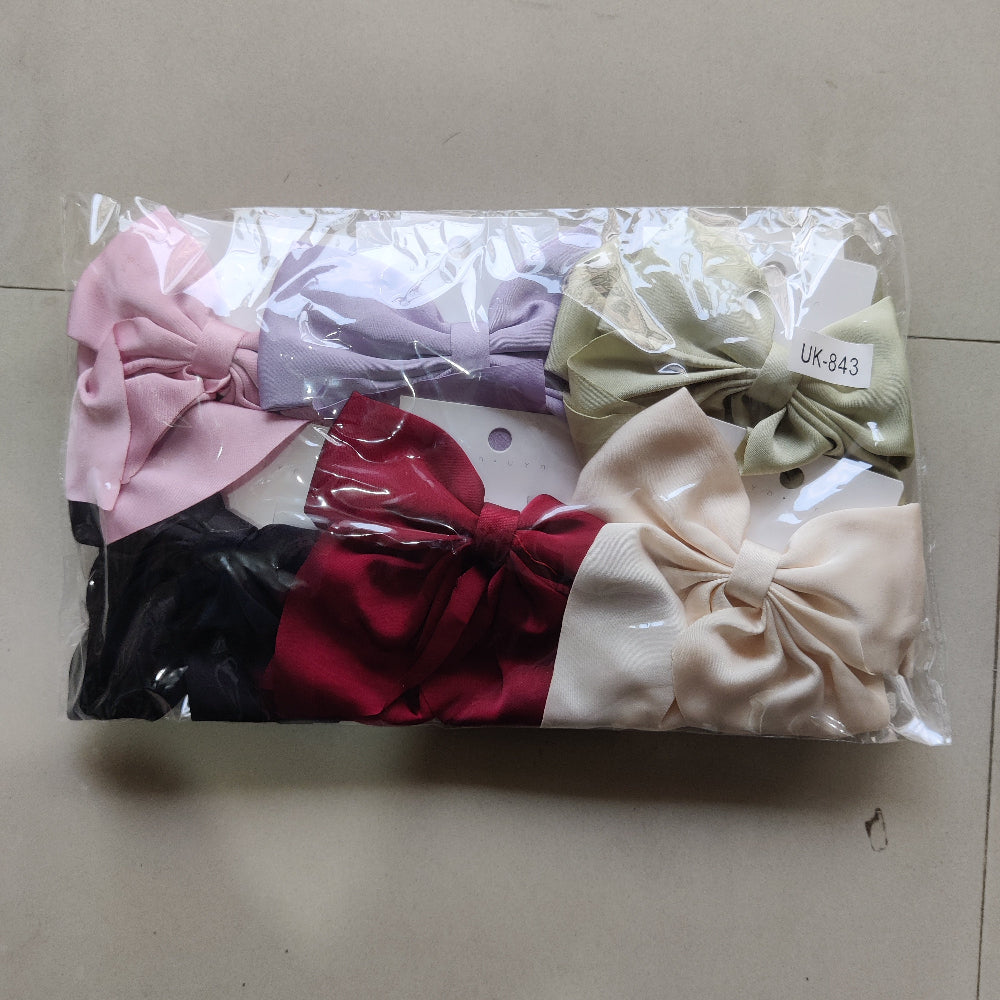 Elegant Fabric Bow Hair Clip (1Dz) - UBKWS2293