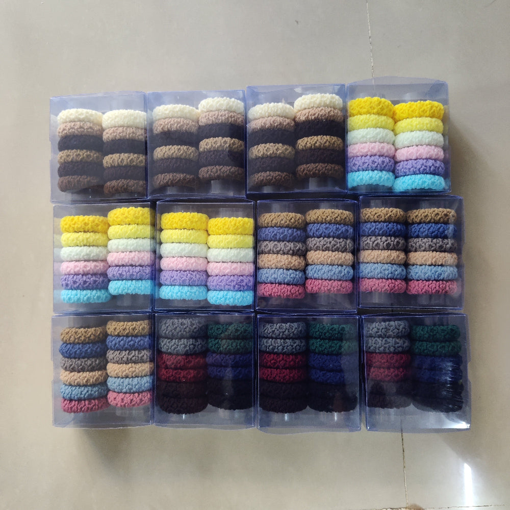 Soft Knit Hair Scrunchies (1Dz) - UBKWS2388