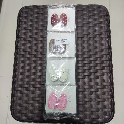 Cute Polka Oval Snap Clips (1Dz) - UBKWS2509