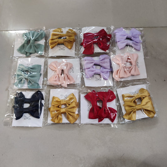 Bow Shaped Alligator pin ( Pack of 12 ) - UBKWS36