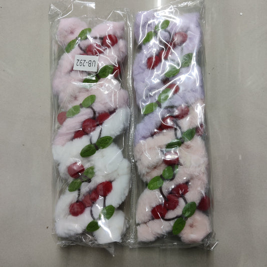 Fur Cherry Hair Claw (1Dz) - UBKWS2543