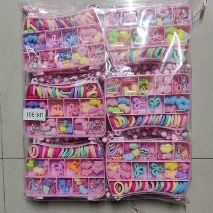 Kids Heart Hair Accessories Organizer Box with Handle (1Dz) - UBKWS2377