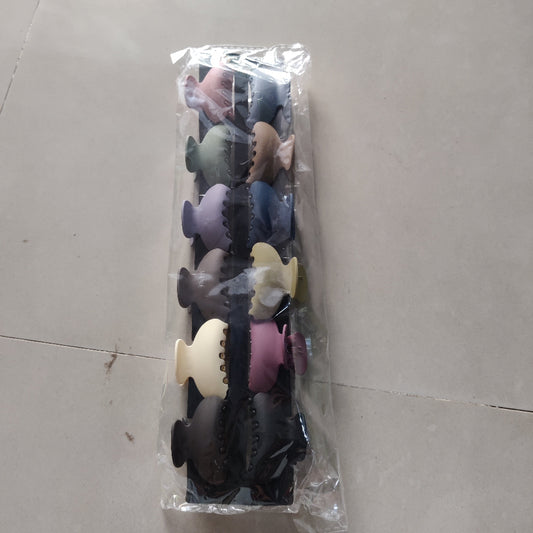 Hui Hui Matte Mini Hair Claw (1Dz) - UBKWS2390