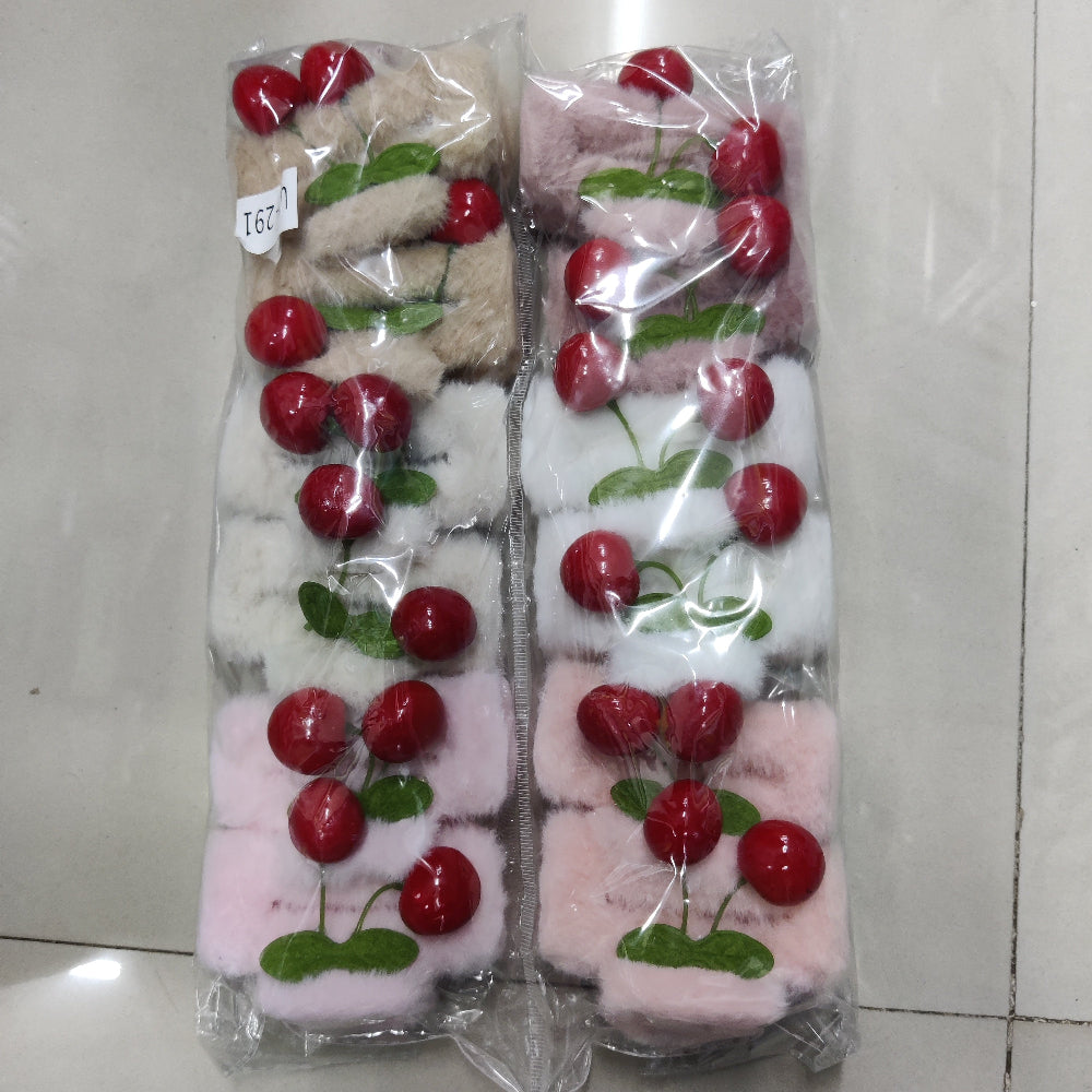 Fur Cherry Hair Claw (1Dz) - UBKWS2545