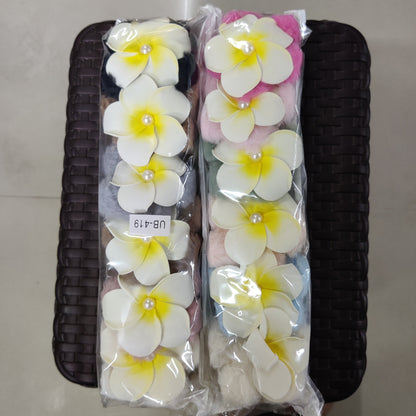Fluffy Flower Hair Claw (1Dz)  – UBKWS2670