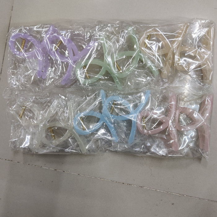 Elegant Loop Knot Hair Claw Clip (1Dz) - UBKWS2181