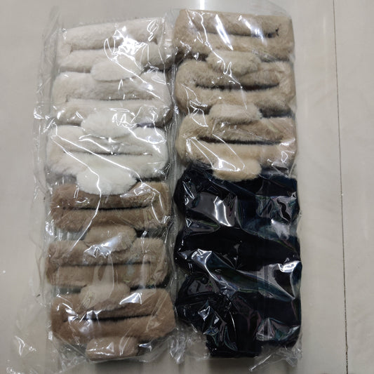 XL Fur Rectangle Hair Claw (1Dz) - UBKWS2552