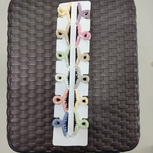 Mini Matte Hair Claw Set (12Pcs) – UBKWS2709