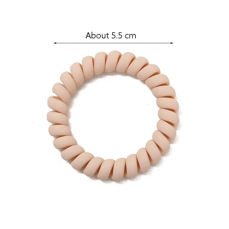 Trendy spiral Hair ties ( Pack of 5 ) - UBK2587 - Unboxkar.in