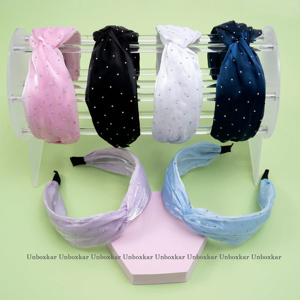 Elegant Stone Headband (Pack of 12) - UBKWS441