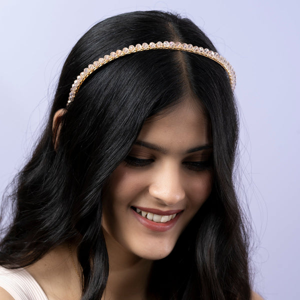 Elegant Shiny Stone Headband ( Pack of 12) - UBKWS451