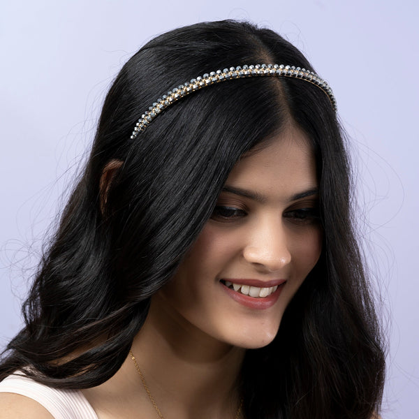 Elegant Shiny Stone Headband (Pack of 12) - UBKWS453