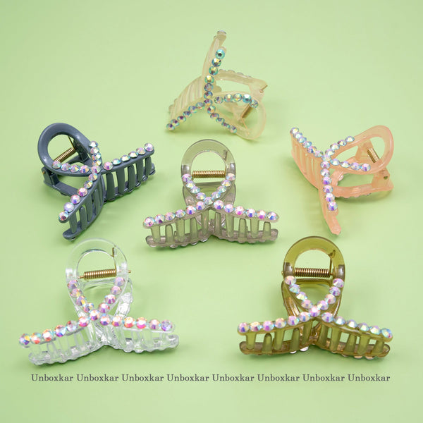 Designer Hair claw (Pack of 12) - UBKWS491