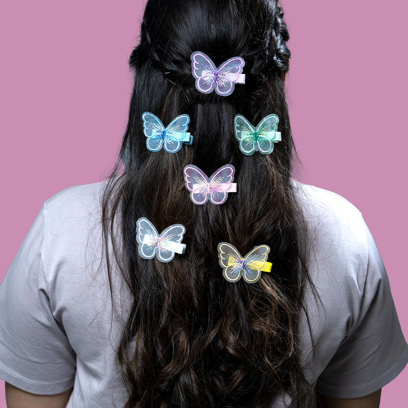 Butterfly hair pins ( Pack of 12 ) - UBKWS439
