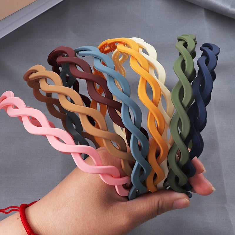 Matt Daily Wear Hair Bands (Pack of 12) - UBKWS324