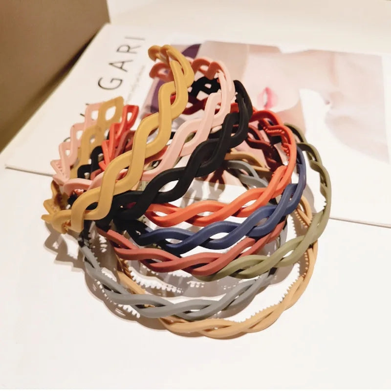 Matt Daily Wear Hair Bands (Pack of 12) - UBKWS324
