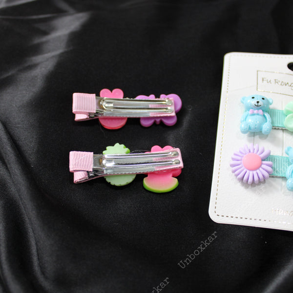 Fancy Hair Clip With Alligator pin ( Pack of 12 )  - UBKWS178