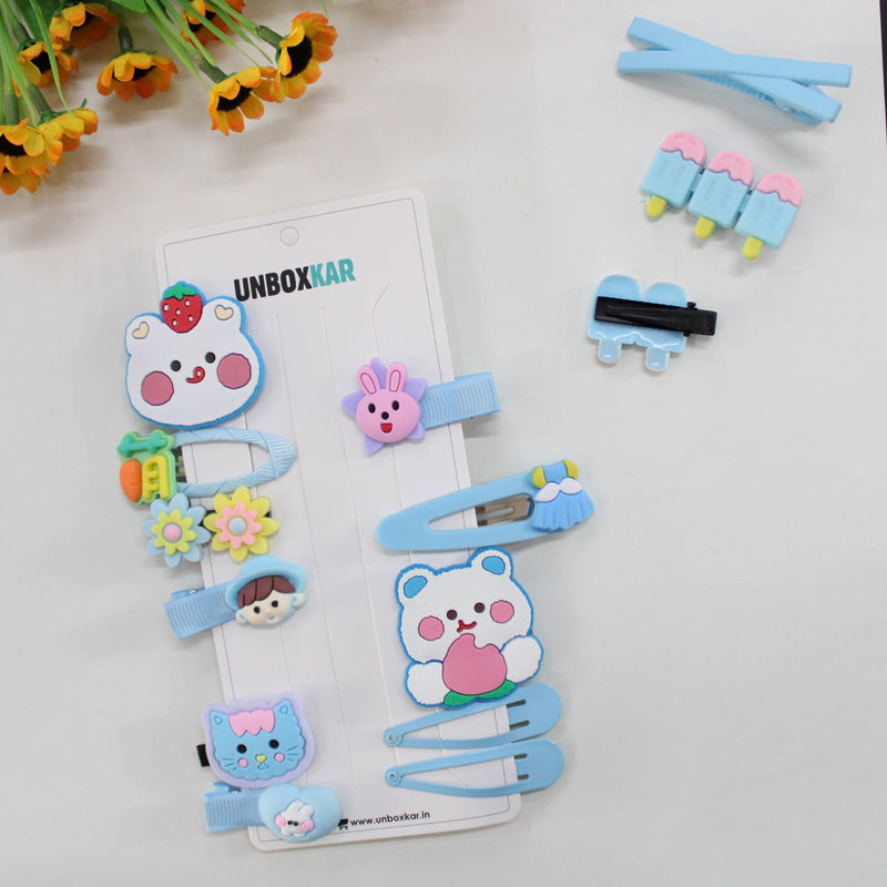 14 Pcs Hair Accessories Set (Pack of 6) - UBKWS358