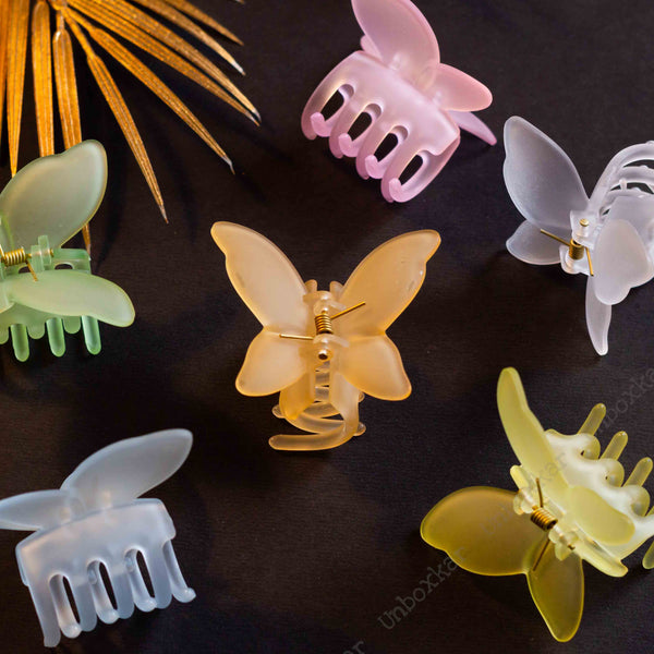 Butterfly Hair Claw (Pack of 12) - UBKWS508