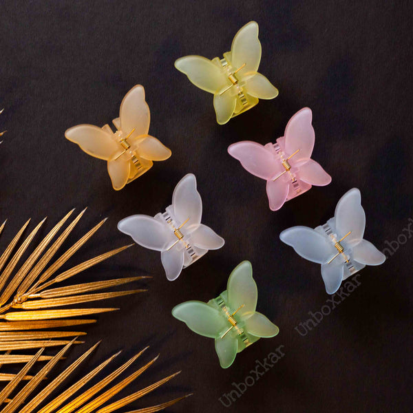 Butterfly Hair Claw (Pack of 12) - UBKWS508