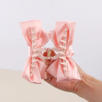 Shiny Bow Hair Claw ( Pack of 12 ) - UBKWS390