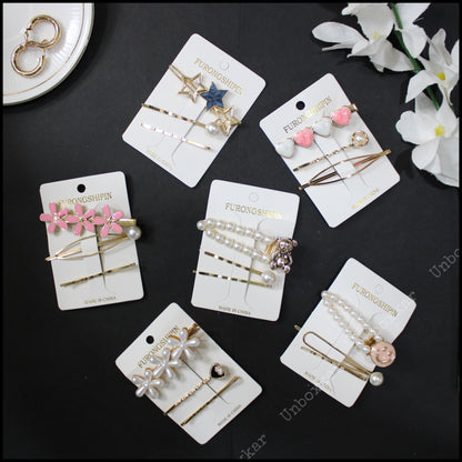 Assorted Hair Pins Card ( Pack of 12 ) - UBKWS98