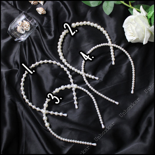 Pearl Hair band ( Pack of 12 ) - UBKWS181