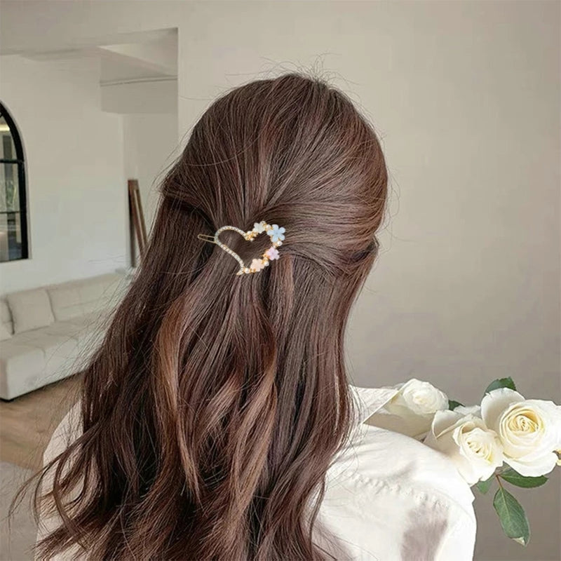 Stone Shaped Hair Pins ( Pack of 12 )  - UBKWS421
