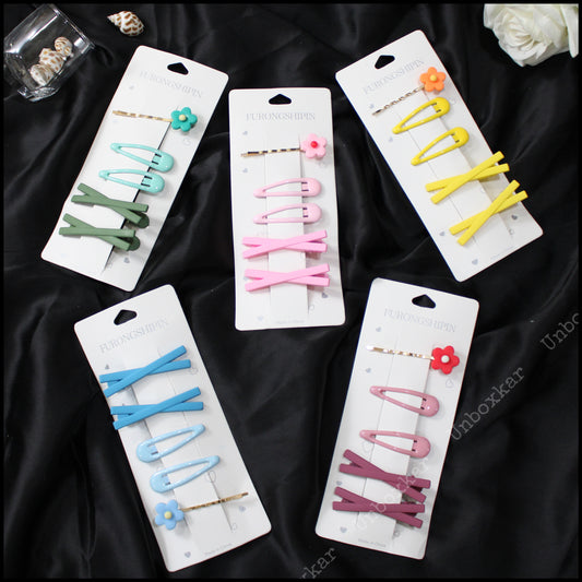 5 Pcs Hair accessories Set ( Pack of 10 )  - UBKWS03