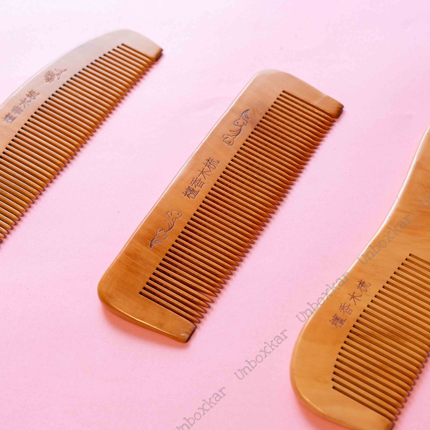 Wooden Comb ( Pack of 12 )- UBKWS309