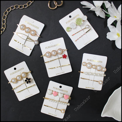 Assorted Hair Pins Card ( Pack of 12 ) - UBKWS98