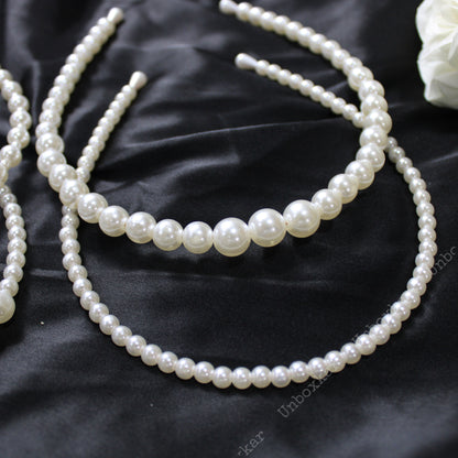 Pearl Hair band ( Pack of 12 ) - UBKWS181