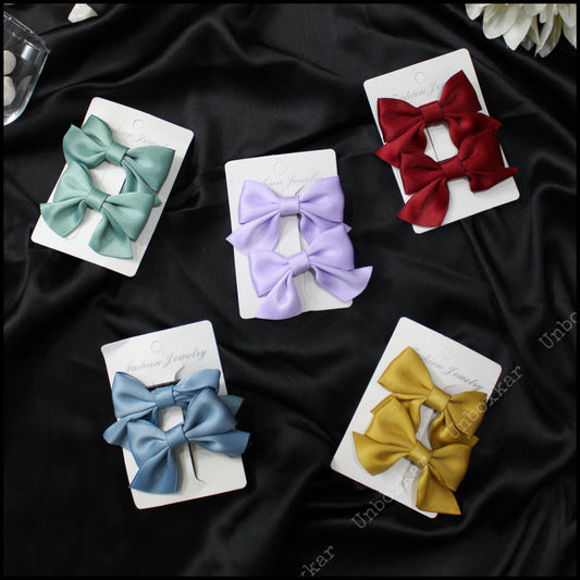 Bow Shaped Alligator pin ( Pack of 12 ) - UBKWS36