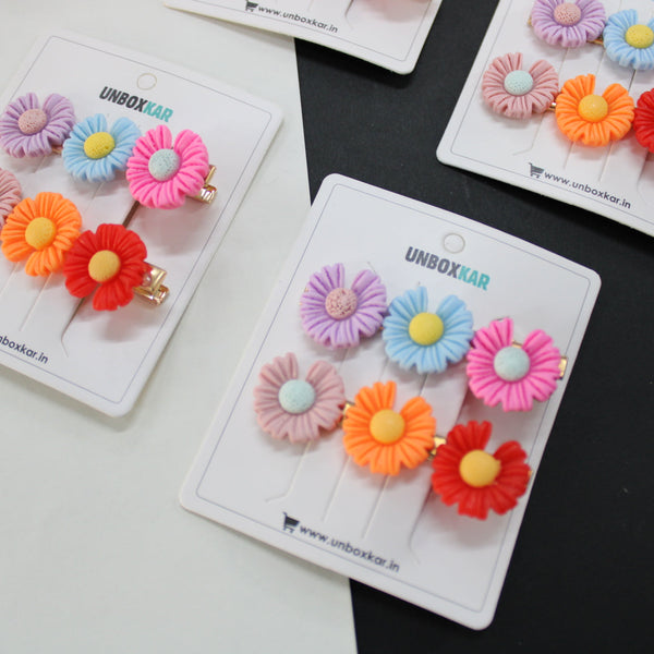 Flower Hair pins (Pack of 12) - UBKWS357