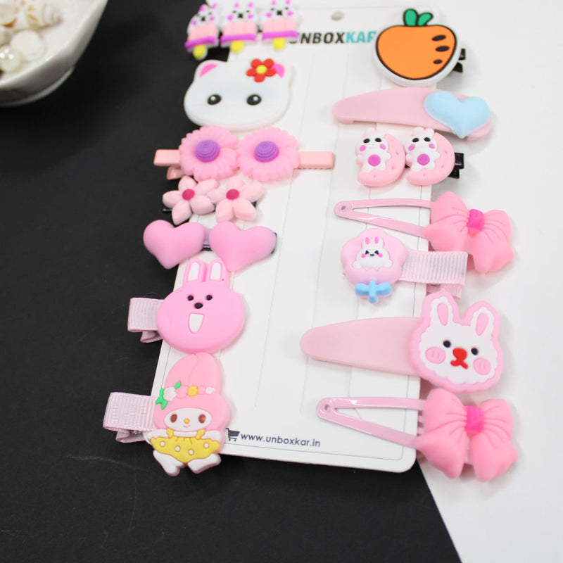 14 Pcs Hair Accessories Set (Pack of 6) - UBKWS375