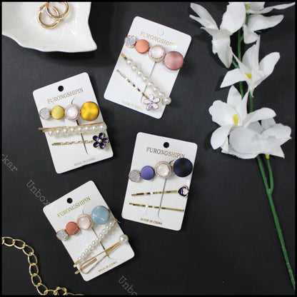 Assorted Hair Pins Card ( Pack of 12 ) - UBKWS98